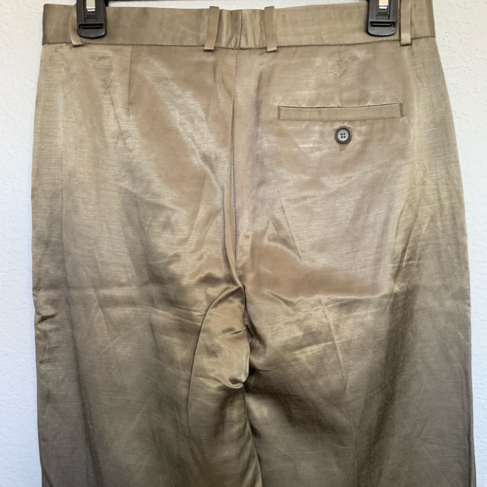 Zara Basic Metallic Slack Pants - image 7
